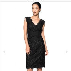Black Cocktail Dress Tadashi Shoji Size 16 Petite